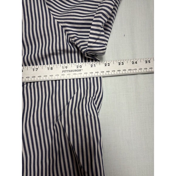 PHILOSOPHY Tunic/Button Up Short Sleeve Shirt Dress, Distressed Hem Large - Picture 3 of 7